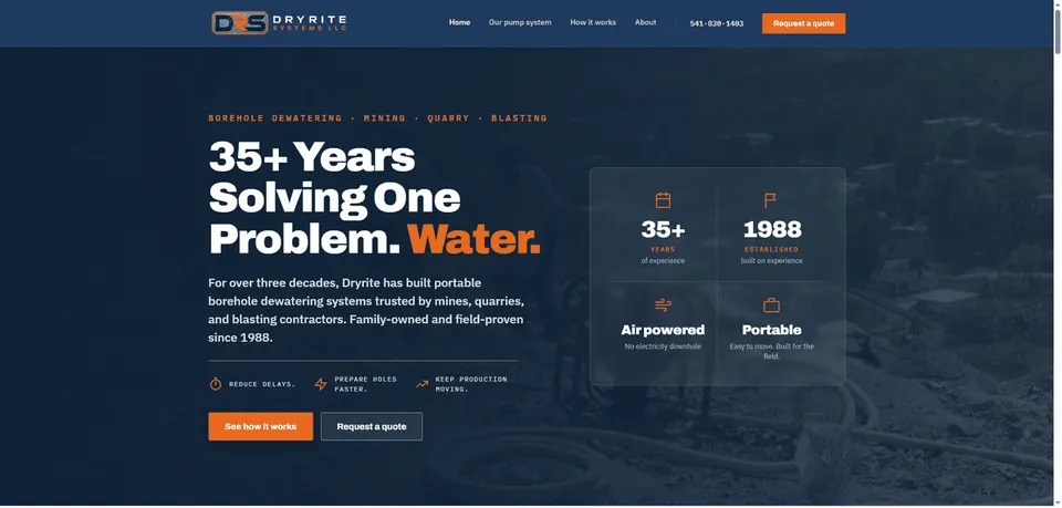 Dryrite Systems website
