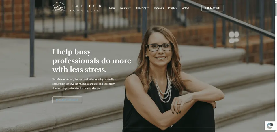 Time For Your Life website